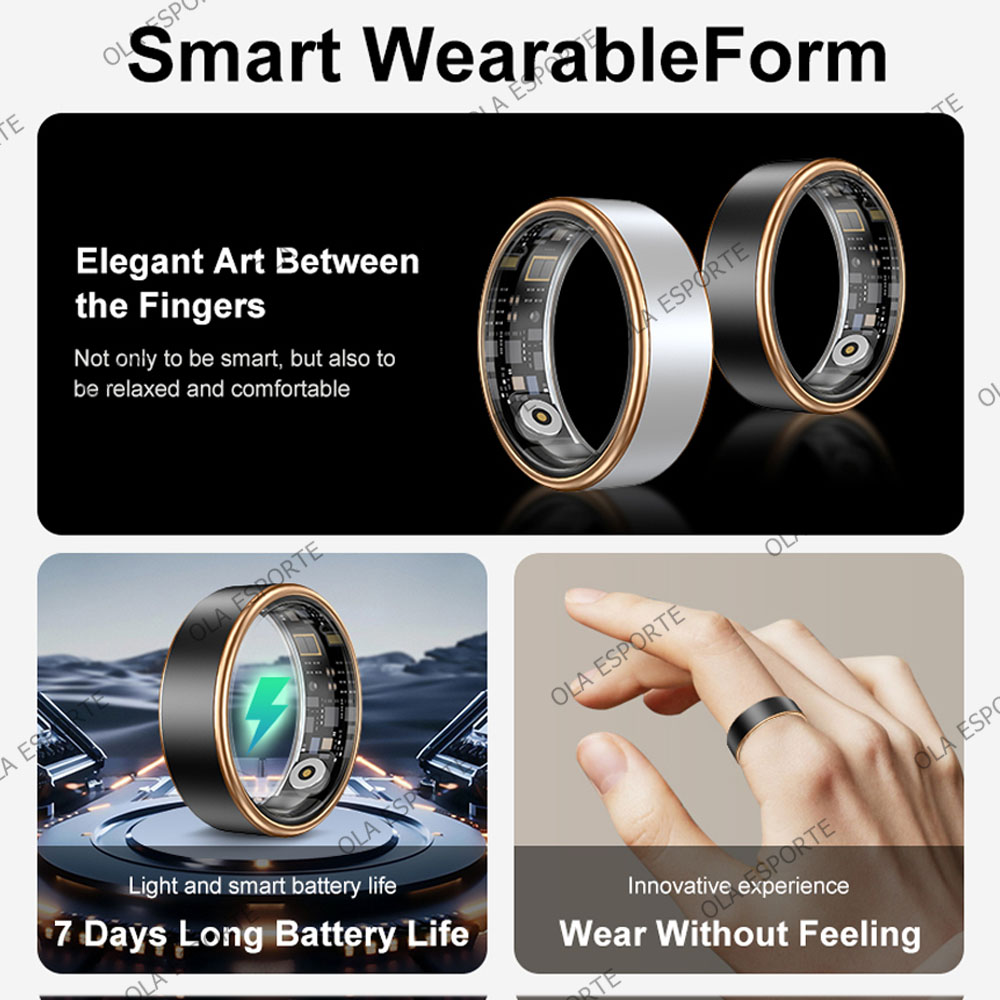 2026 New Health Smart Ring Hea - Smart Ring Step Calorie Fitness Monitor recension och pris