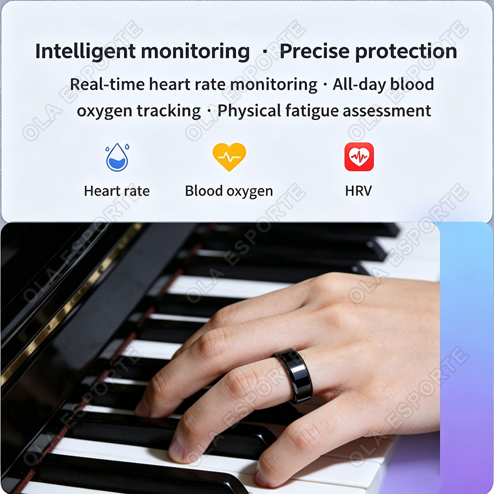 Ceramic Smart Ring Heart Rate  - Smart Ring Health Tracker Heart Rate Sleep recension och pris