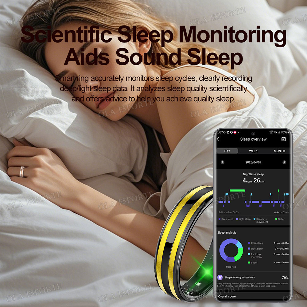 New 6.3mm Thin Smart Ring Heal - Smart Ring Health Tracker Heart Rate Sleep recension och pris