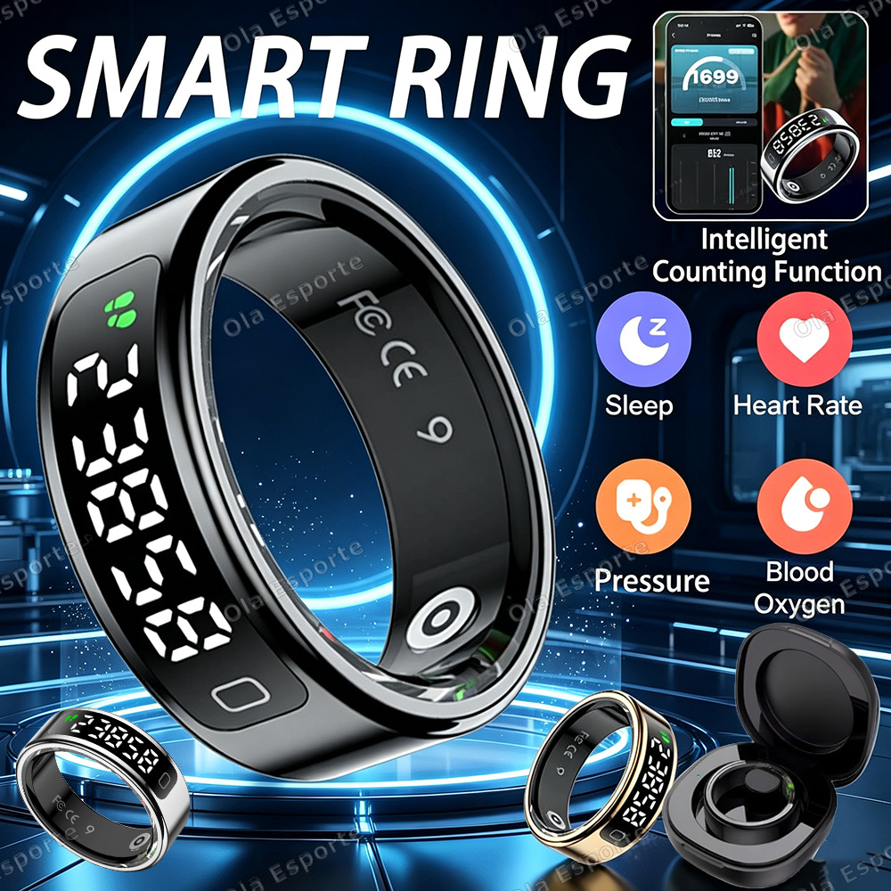 New Count Smart Ring Charging  - Smart Ring Health Tracker Heart Rate Sleep recension och pris
