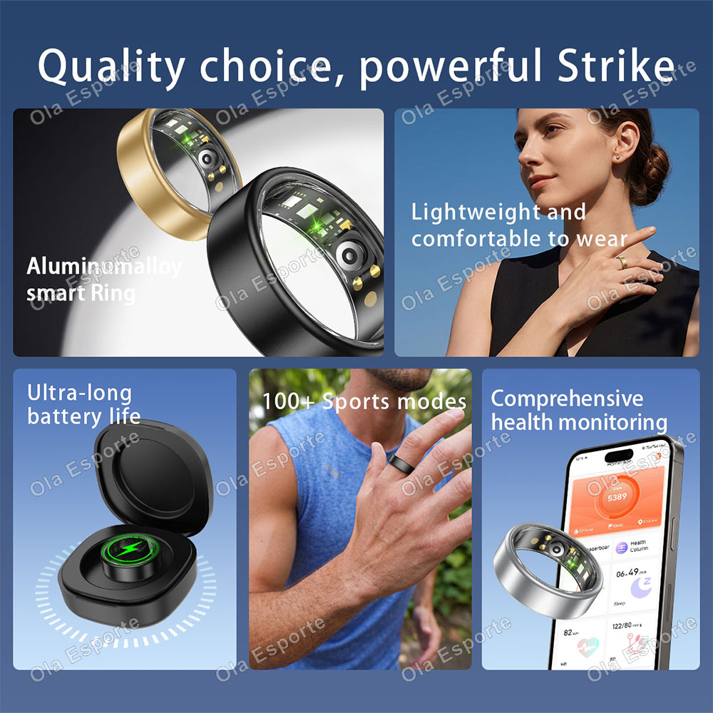 2026 Smart Ring  24‑7 Health T - Smart Ring Step Calorie Fitness Monitor recension och pris