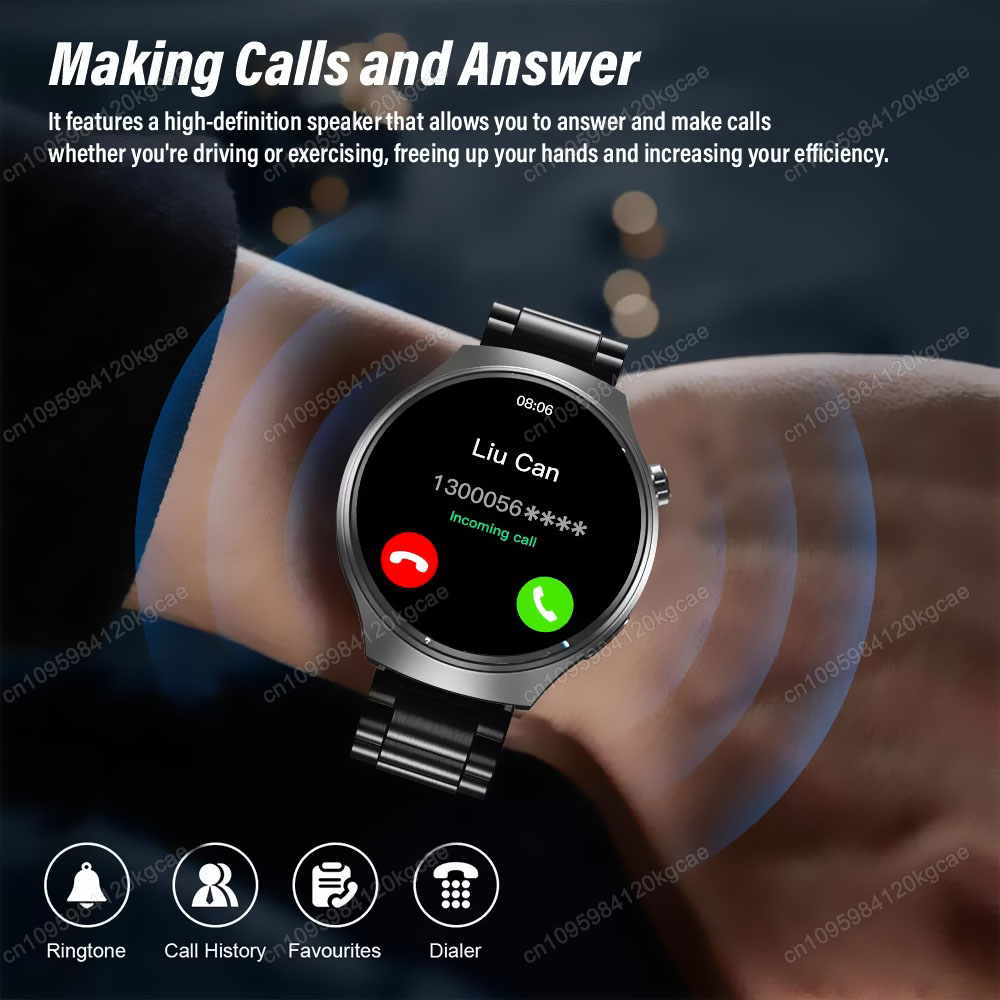 2026 New Men's Smart Watch HD  - Smart Ring Step Calorie Fitness Monitor recension och pris